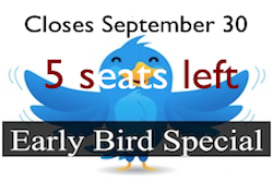 Only 5 seats left at the Predictable Success 1-day intensive