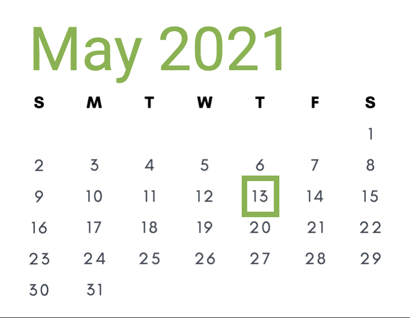 May 13, 2021