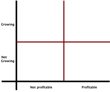 growth versus profits matrix